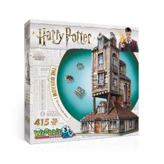 HARRY POTTER THE BURROW WEASLEY FAMILY HOME PUZZLE 3D 415 ELEMENTÓW  14+