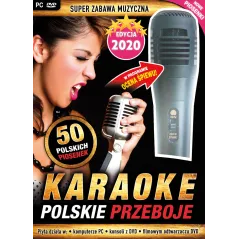 KARAOKE POLSKIE PRZEBOJE + MIKROFON PC DVD