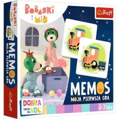 MÓJ PIERWSZY MEMOS DOBRANOC TREFLIKI NA NOC GRA EDUKACYJNA TREFL 2+