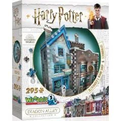 PUZZLE 3D HARRY POTTER OLLIVANDER'S WAND SHOP & SCRIBBULUS 295 ELEMENTÓW 14+