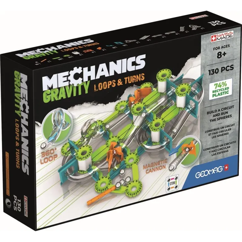 KLOCKI MAGNETYCZNE MECHANICS GRAVITY GEOMAG 8+