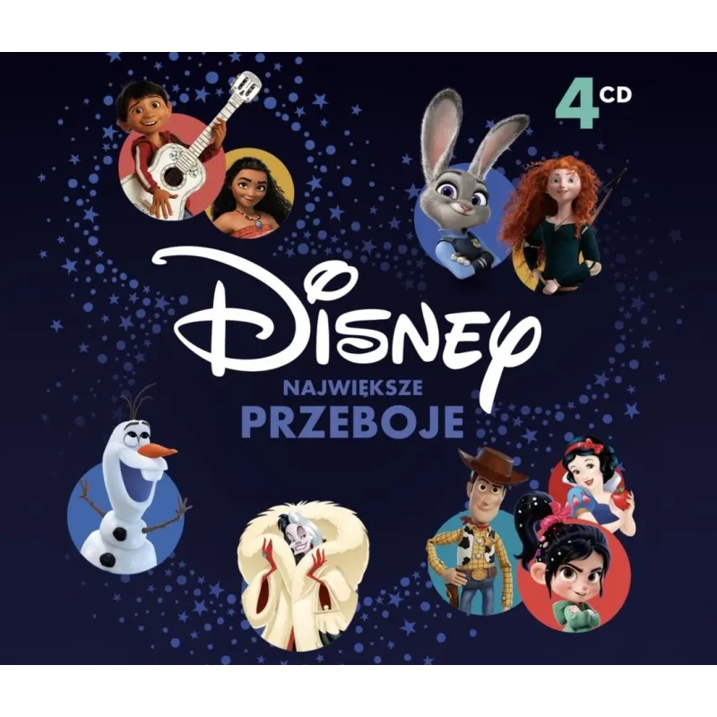 DISNEY NAJWIĘKSZE PRZEBOJE 4XCD