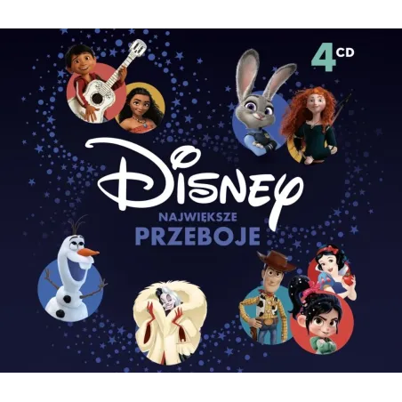 DISNEY NAJWIĘKSZE PRZEBOJE 4XCD