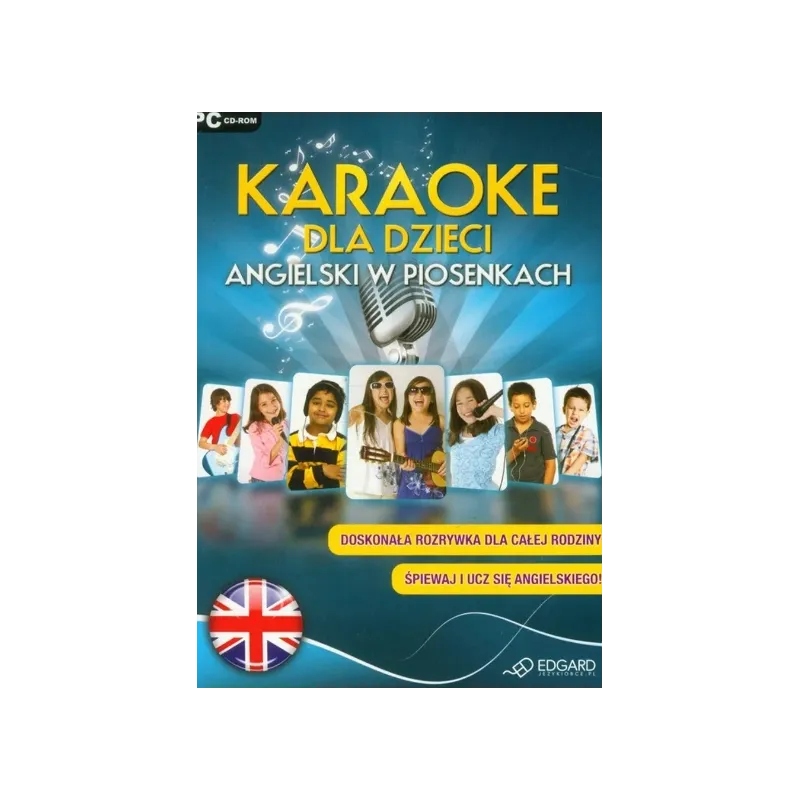 KARAOKE DLA DZIECI ANGIELSKI W PIOSENKACH PC CD-ROM