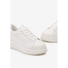 BIAŁE SNEAKERSY NA GRUBEJ PODESZWIE ROZMIAR 36