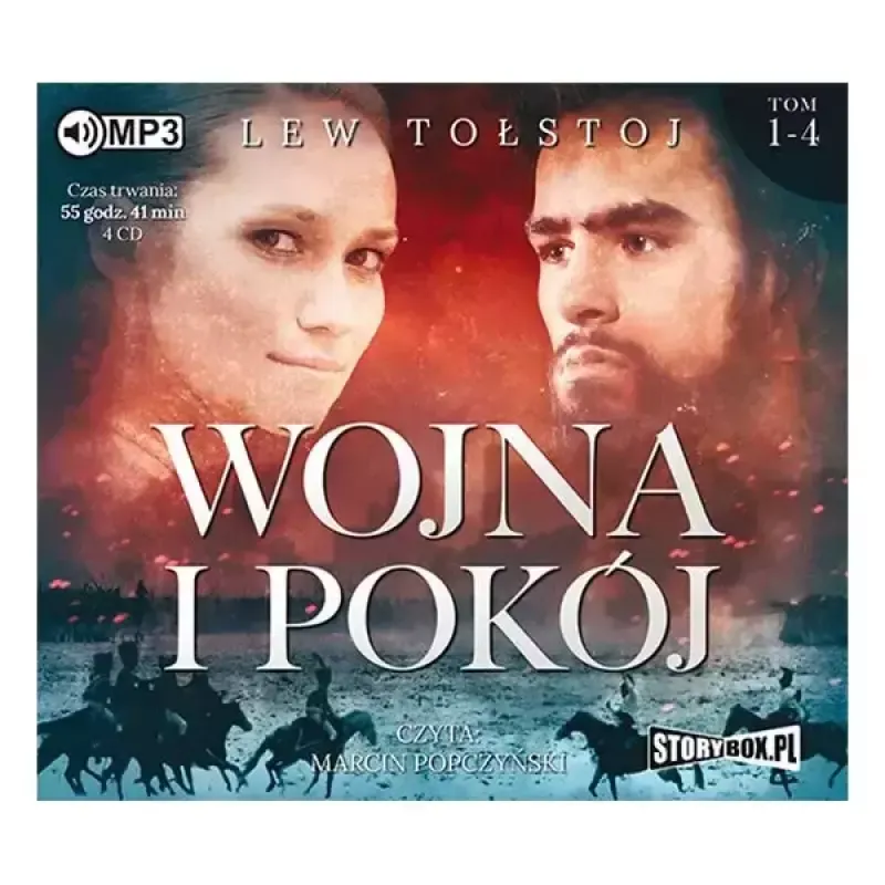 WOJNA I POKÓJ TOM 1-4 AUDIOBOOK CD MP3
