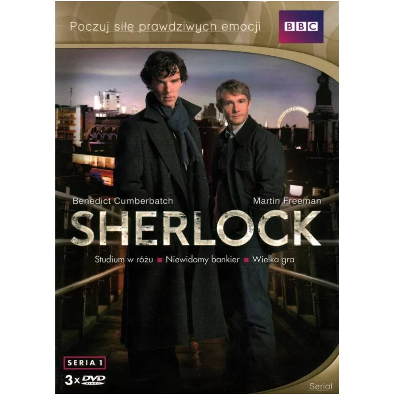 SHERLOCK SERIA 1 3XDVD PL