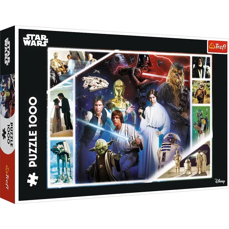 W ODLEGŁEJ GALAKTYCE STAR WARS PUZZLE 1000 ELEMENTÓW TREFL 10+