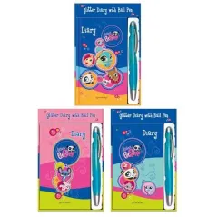 PAMIĘTNIK BROKATOWY + DŁUGOPIS LITTLEST PET SHOP