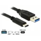 Kabel Gembird Usb 3.0 – Usb-C 0,5M Superspeed Czarny