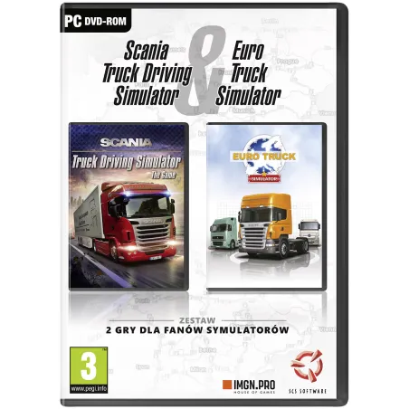 CANIA TRUCK DRIVING & EURO TRUCK SIMULATOR PC DVD-ROM