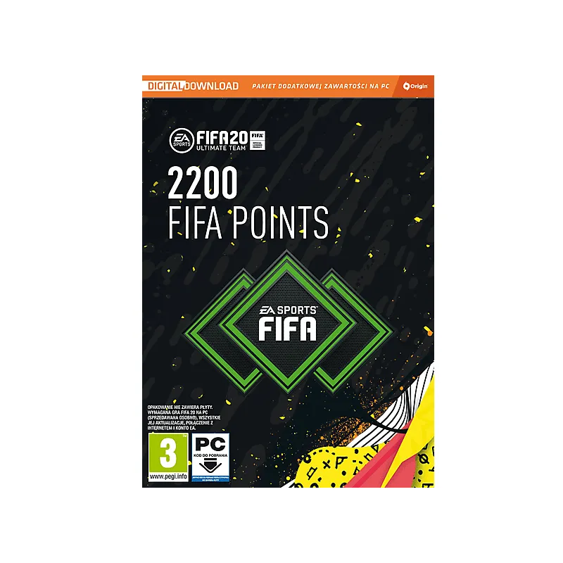 FIFA 20 ULTIMATE TEAM 2200 FIFA POINTS PC