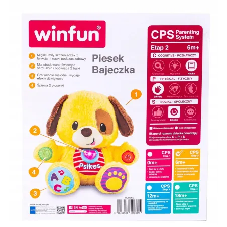 Smily Play Interaktywny Piesek Z Dźwiękami I Opowiadaniem Bajek 6M+