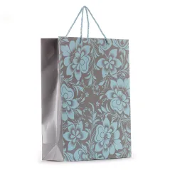 TORBA PREZENTOWA GLOSSY NIEBIESKA - Panon
