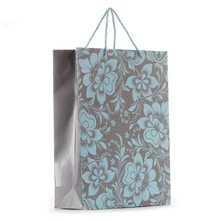 TORBA PREZENTOWA GLOSSY NIEBIESKA - Panon