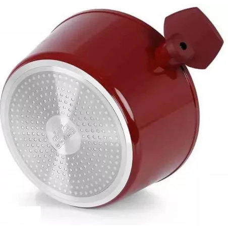 Garnek Gerlach Harmony Bordo 24 Cm Z Pokrywką Ceramiczny 4,4 L
