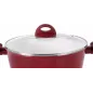Garnek Gerlach Harmony Bordo 24 Cm Z Pokrywką Ceramiczny 4,4 L