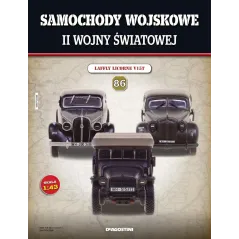 KOLEKCJA SAMOCHODY WOJSKOWE II WOJNY ŚWIATOWEJ 86 LAFFLY LICORNE GAZETA + MOD