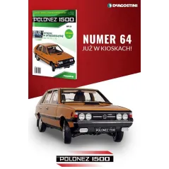 POLONEZ 1500 ZBUDUJ MODEL LEGENDARNEGO AUTA NR 64 PRAWA CZĘŚĆ PODŁOGI PLUS DYWANIK.
