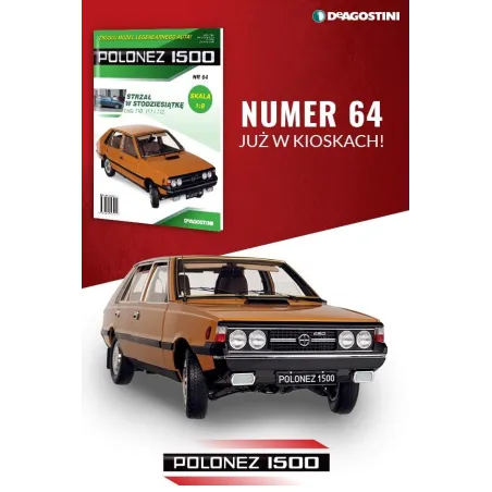 POLONEZ 1500 ZBUDUJ MODEL LEGENDARNEGO AUTA NR 64 PRAWA CZĘŚĆ PODŁOGI PLUS DYWANIK.