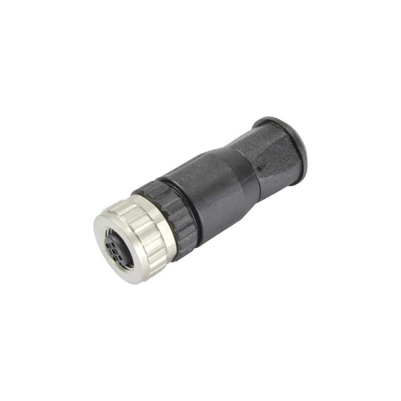 ZŁĄCZE OKRĄGŁE 21033192401 M12 ŻEŃSKIE 4 BIEGUNY NA KABEL HARTING
