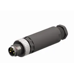 ZŁĄCZE MĘSKIE ROZBIERALNE M8 4-PIN PROSTE BS5143-0 TURCK