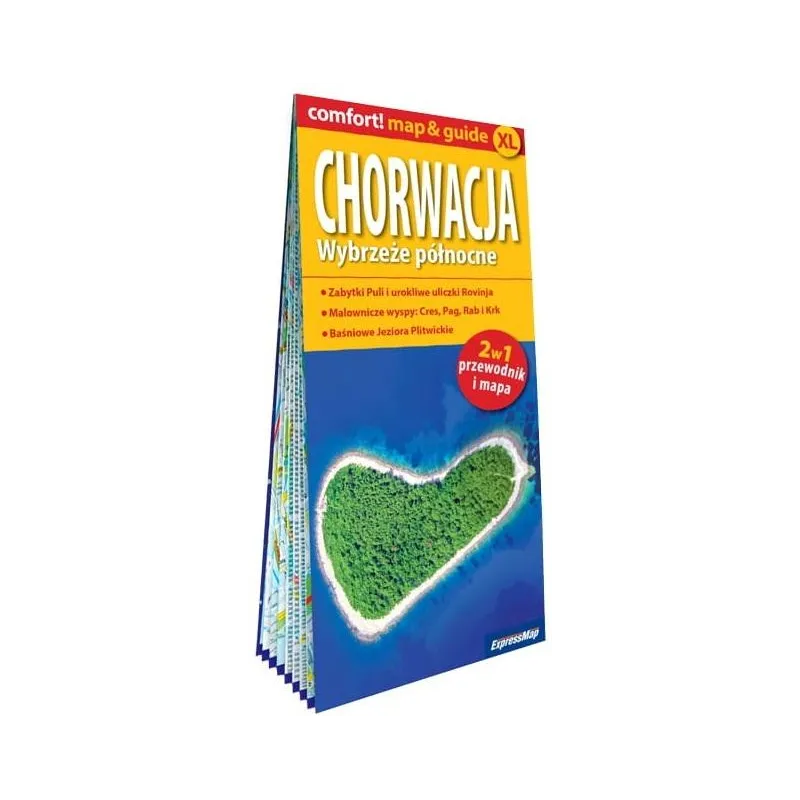 CHORWACJA 2W1 PRZEWODNIK I MAPA