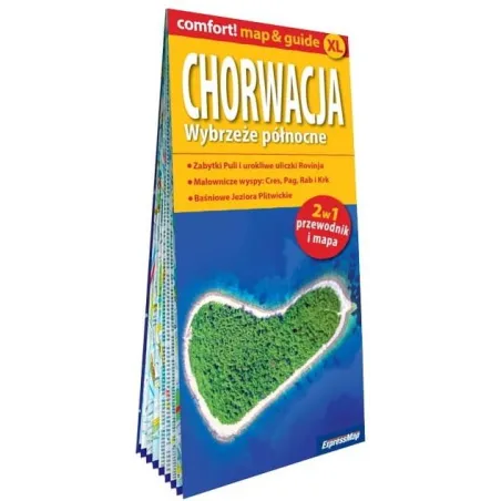 CHORWACJA 2W1 PRZEWODNIK I MAPA