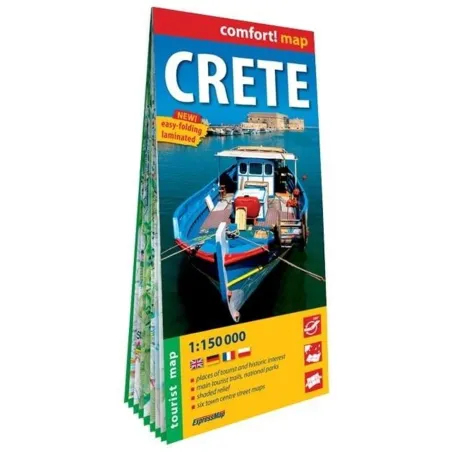 Crete. Mapa Turystyczna 1:150 000 Crete. Mapa Turystyczna 1:150 000