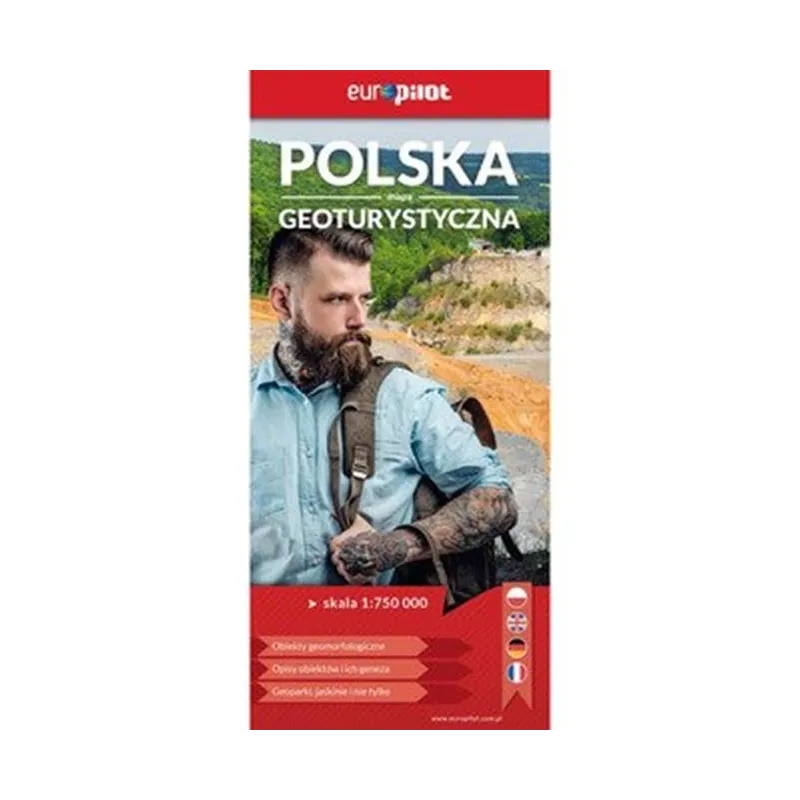POLSKA MAPA GEOTURYSTYCZNA 1:750 000
