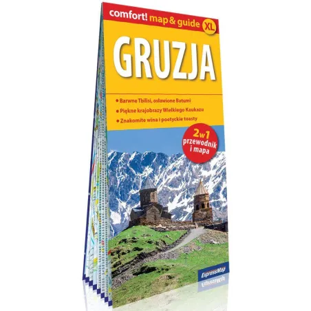 Gruzja laminowany mapguide XL 2w1: przewodnik i mapa  Szymczak Marcin