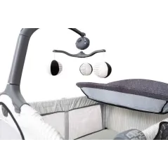 ŁÓŻECZKO TURYSTYCZNE PREMIUM GRACO CONTOUR PRESTIGE Z WIBRACJAMI SUITS ME