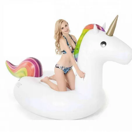Ogromny Dmuchany Materac Do Wody Jednorożec 282 Cm Basen Plaża Ogromny Dmuchany Materac Do Wody Jednorożec 282 Cm Basen Plaża