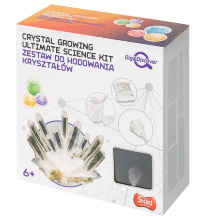 Zestaw Naukowy Do Hodowania Kryształów Smiki Crystal Growing Kit 6+ Zestaw Naukowy Do Hodowania Kryształów Smiki Crystal Growing Kit 6+