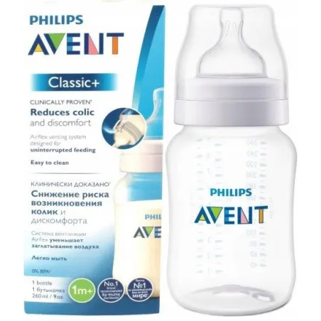Philips Avent Butelka Classic+ 260Ml Antykolkowa 1M+