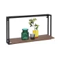 Półka Ścienna Loft Metalowa Z Mdf Do Kuchni I Salonu 40X15X27 Cm Półka Ścienna Loft Metalowa Z Mdf Do Kuchni I Salonu 40X15X27 Cm