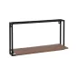 Półka Ścienna Loft Metalowa Z Mdf Do Kuchni I Salonu 40X15X27 Cm Półka Ścienna Loft Metalowa Z Mdf Do Kuchni I Salonu 40X15X27 Cm