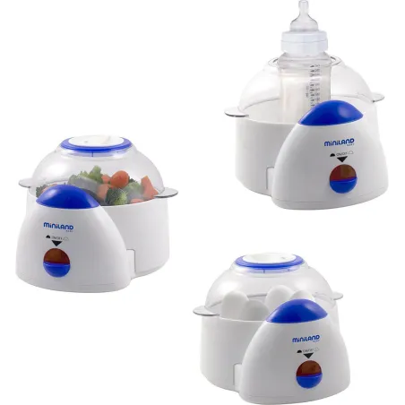 Wielofunkcyjny Sterylizator I Podgrzewacz Do Butelek Parowar 3W1 Miniland Super 3 Deco Wielofunkcyjny Sterylizator I Podgrzewacz Do Butelek Parowar 3W1 Miniland Super 3 Deco