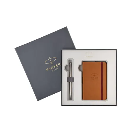 DŁUGOPIS PARKER SONNET STALOWY CT + NOTES