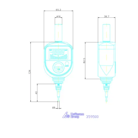 Czujnik Cyfrowy 3D Garant Z Trzpieniem ⌀4 Mm Ip67