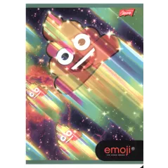 ZESZYT W KRATKĘ 16 KARTEK A5 EMOJI - St. Majewski