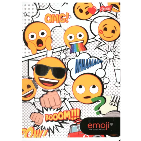 Zeszyt W Kratkę 16 Kartek A5 Emoji