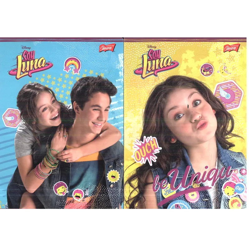 ZESZYT W TRZY LINIĘ A5 16 KARTEK DISNEY SOY LUNA - Unipap