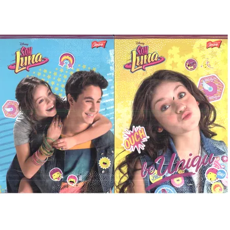 ZESZYT W TRZY LINIĘ A5 16 KARTEK DISNEY SOY LUNA - Unipap