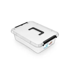 Pojemnik Plastikowy Organizer 8,5L Z Pokrywą I Uchwytem