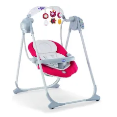 HUŚTAWKA BUJACZEK CHICCO POLLY SWING UP PAPRIKA 0+