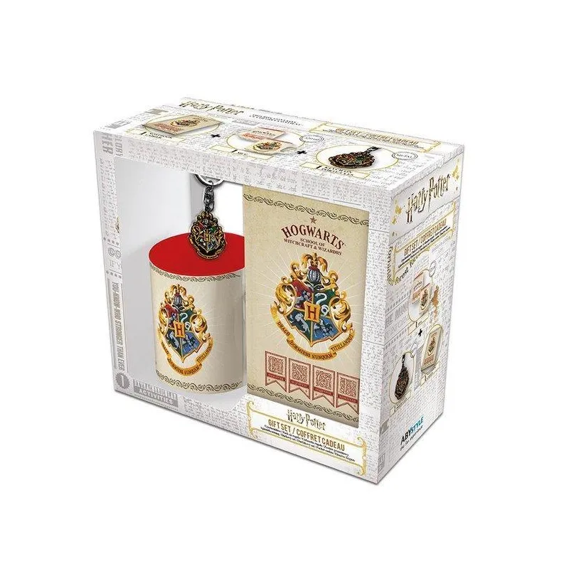 HARRY POTTER ZESTAW PREZENTOWY KUBEK BRELOK NOTES HOGWART II GATUNEK