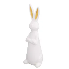 FIGURKA CERAMICZNA ZAJĄC ZE ZŁOTYMI USZAMI ALTOM DESIGN 24,5 CM