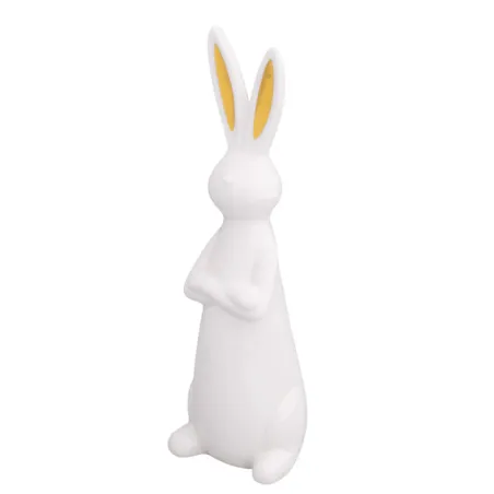 FIGURKA CERAMICZNA ZAJĄC ZE ZŁOTYMI USZAMI ALTOM DESIGN 24,5 CM