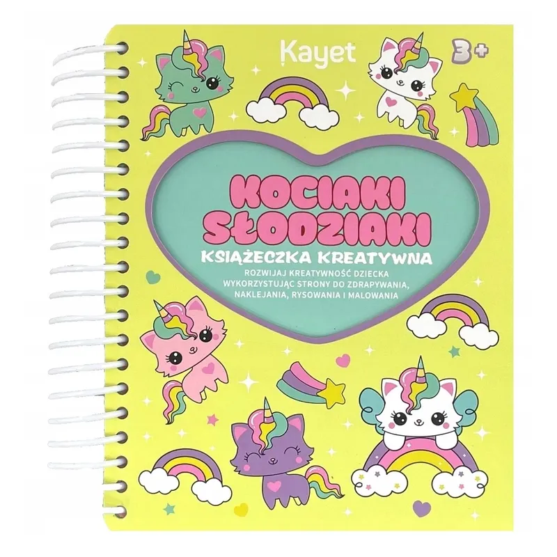 KOCIAKI SŁODZIAKI KSIĄŻECZKA KREATYWNA 3+